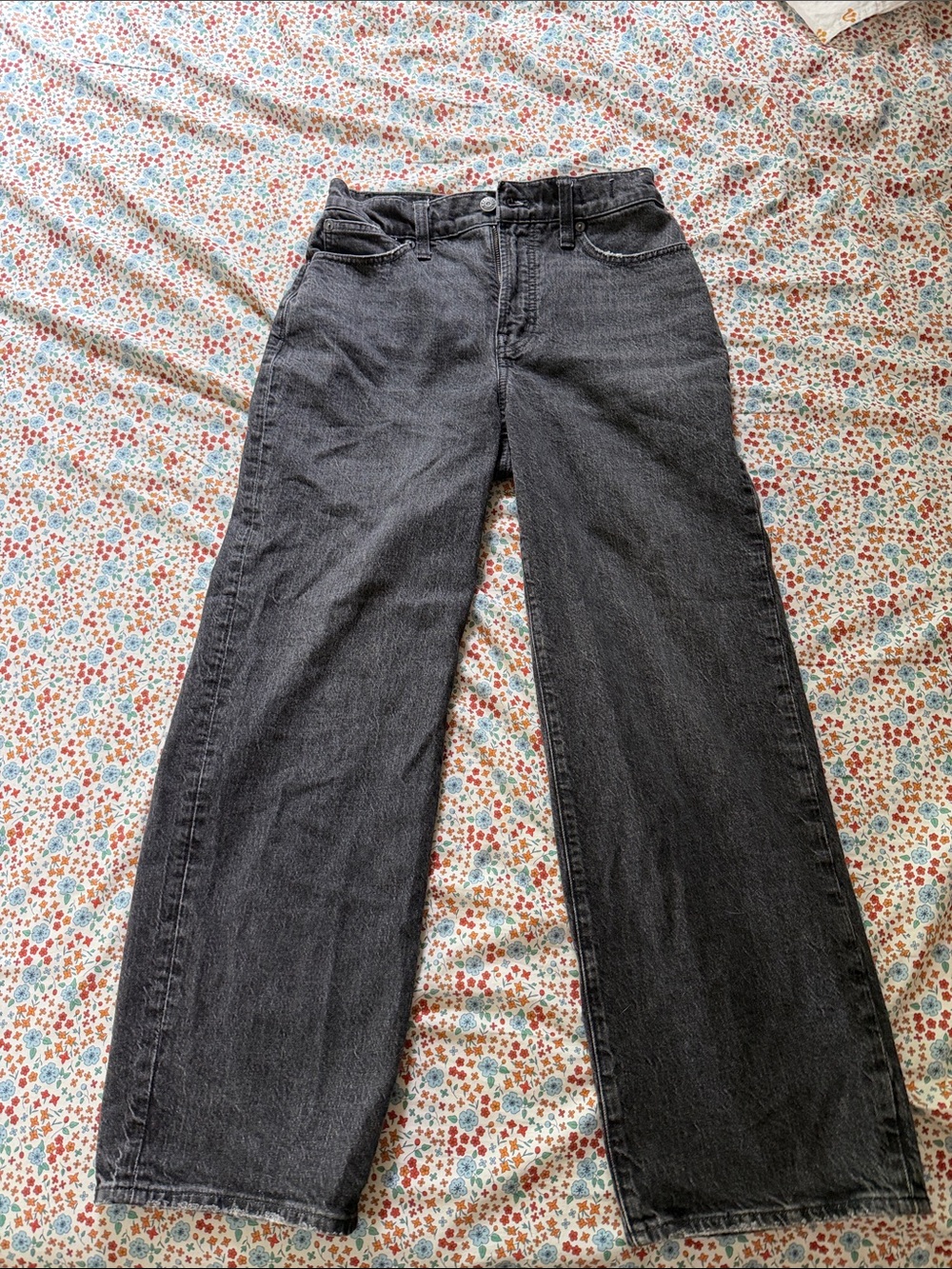 Women’s Madewell The Perfect Vintage Wide Leg Crop Jean